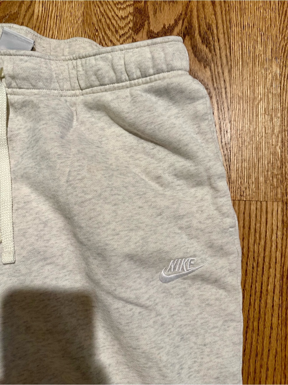 Nike Cream Cozy Fleece Sweatpants - Picture 2 of 4